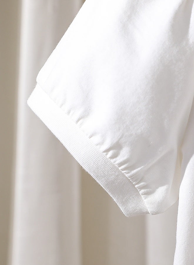 KUYEEBEAR Girls White Preppy Summer Dresses - Image 4