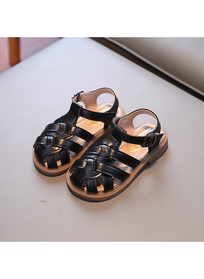 Boys Beach Sandals Summer Children's Soft Bottom Non-slip Closed Toe Sandals Baby Casual Toddler Shoes Shoes