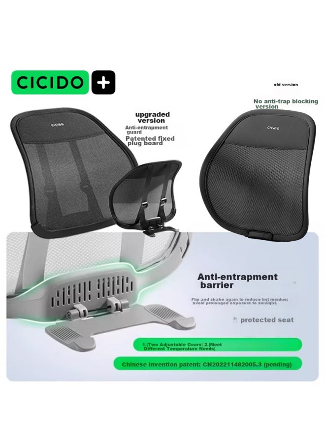 Cicido Car Lumbar Support, Summer Waist Cushion, Breathable Waist Pad, Seat Backrest, Car Waist Support, Driving Pillow - Image 1