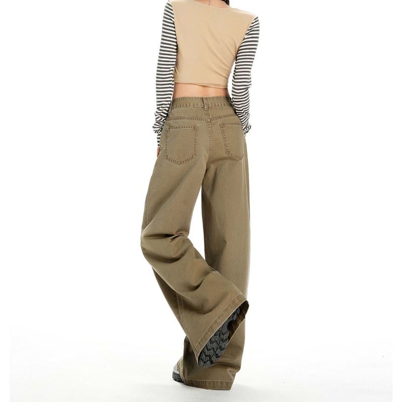 Unisex Classic Denim Jeans Loose Fit Daily Outdoor Wear - Image 4