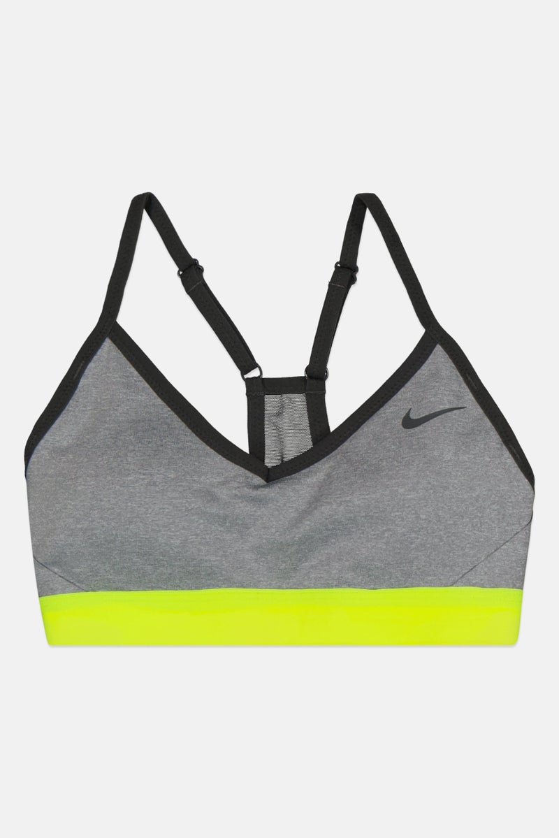 Nike Women Pro Indy Padded Sports Bra, Grey - Image 2