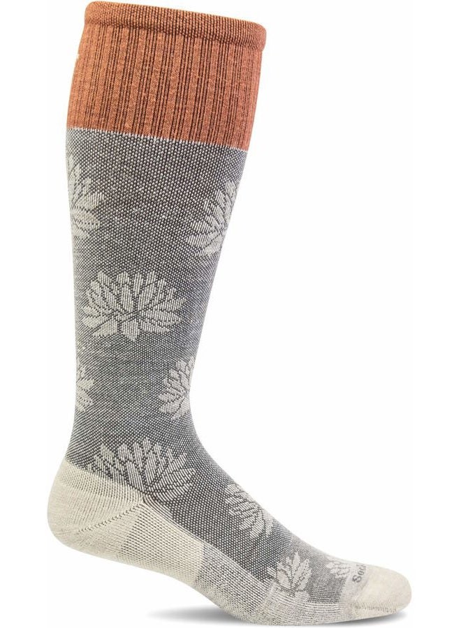Sockwell Women's Lotus Lift Firm Graduated Compression Sock, Barley - M/L - Image 1