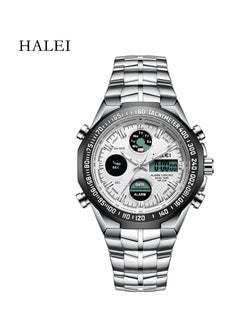 1001 Quartz Simple Sports Style 3-Hand Calendar Men's Watch