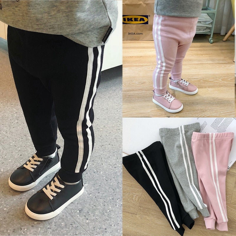 Spring & Fall Baby And Kidsren'S Clothing Women'S Outer Pants Baby Fleece Pants Baby Pants Thickeneded Kidsren'S Cotton Pants - Image 2