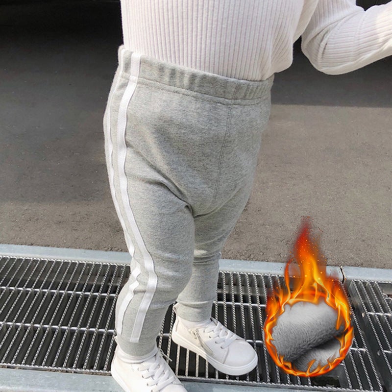 Spring & Fall Baby And Kidsren'S Clothing Women'S Outer Pants Baby Fleece Pants Baby Pants Thickeneded Kidsren'S Cotton Pants - Image 5
