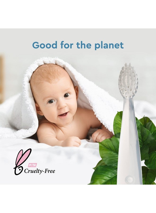 Radius Children'S Toothbrush Pure Brush Ultra Soft Bpa Free Ada Accepted Designed For Delicate Teeth For Kids 6 Months And Up - Clear - Pack Of 1 - Image 5