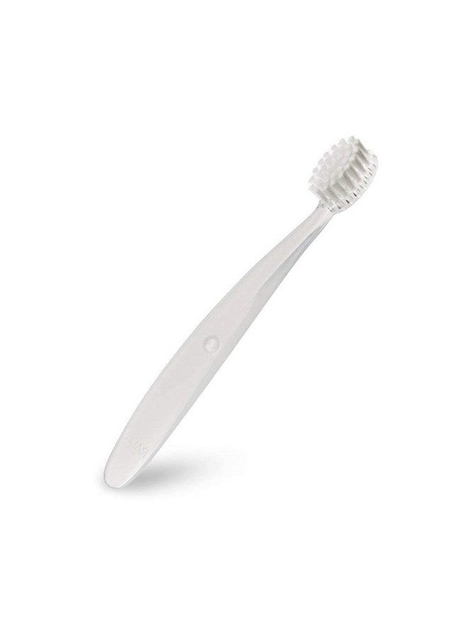 Radius Children'S Toothbrush Pure Brush Ultra Soft Bpa Free Ada Accepted Designed For Delicate Teeth For Kids 6 Months And Up - Clear - Pack Of 1 - Image 3