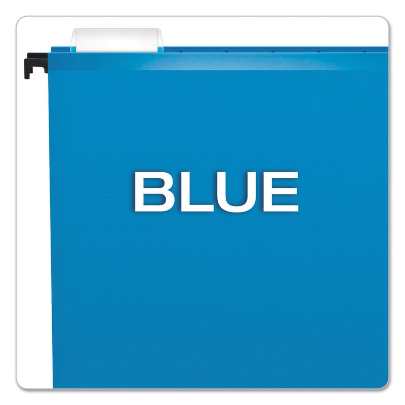 Pendaflex SureHook Reinforced Hanging Folders, Letter Size - Sheets, Blue, 20 per Box (6152 1/5 BLU), 13 x 2.81 x 9.56 inches - Image 5