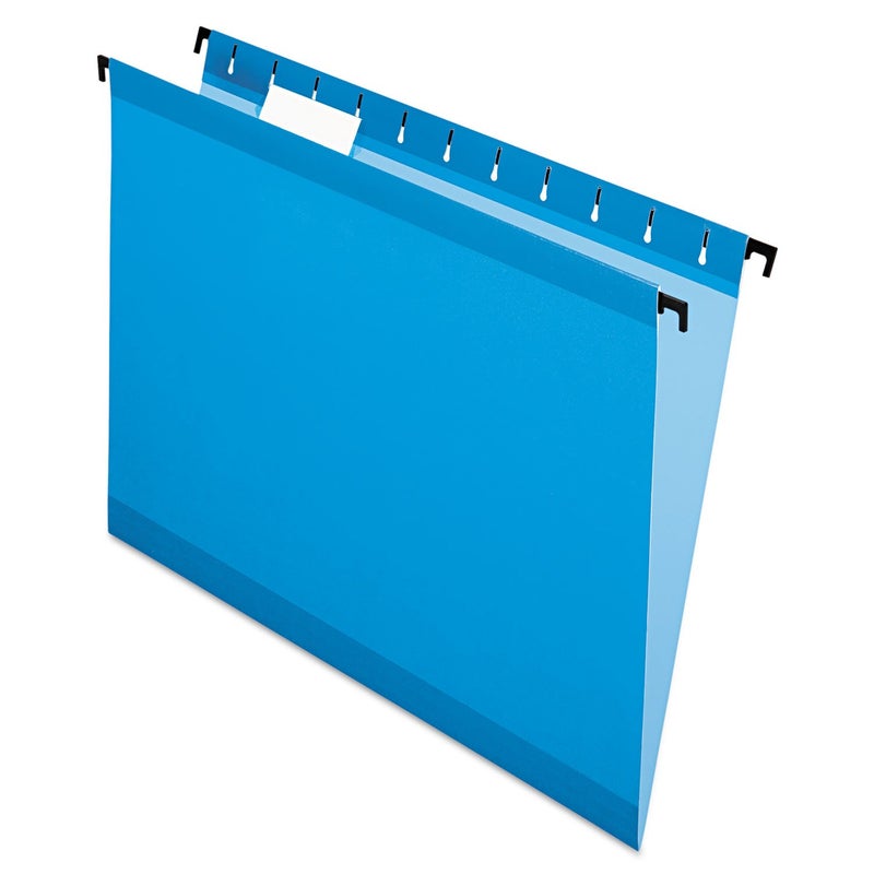 Pendaflex SureHook Reinforced Hanging Folders, Letter Size - Sheets, Blue, 20 per Box (6152 1/5 BLU), 13 x 2.81 x 9.56 inches - Image 1