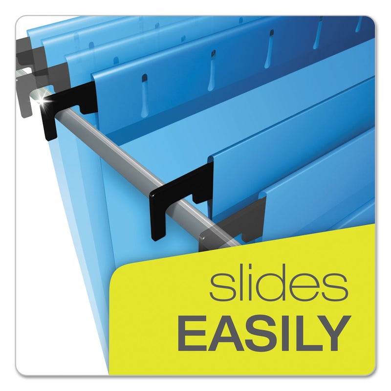 Pendaflex SureHook Reinforced Hanging Folders, Letter Size - Sheets, Blue, 20 per Box (6152 1/5 BLU), 13 x 2.81 x 9.56 inches - Image 3