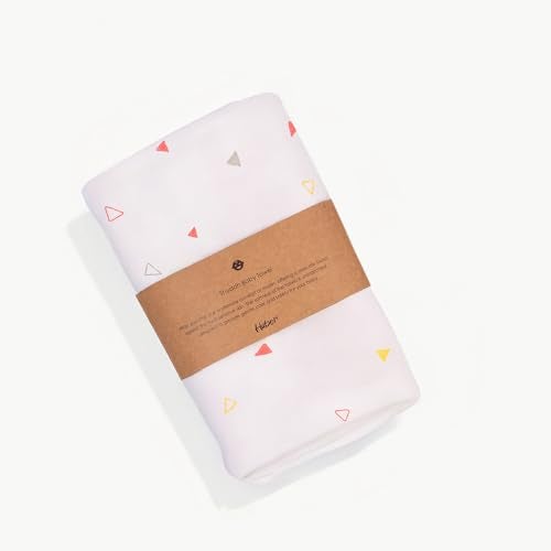 HABER Organic Cotton Muslin Baby Bath Towel 70x100 Pack of 1|4 Layer Ultra Soft Skin Safe Muslin | Highly Absorbent Quick Dry Newborn Towel for Sensitive Skin | Gentle Towel for Infants & Toddlers - Image 1
