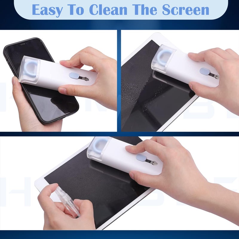 HUMBLE 7-in-1 Multifunctional Electronic Cleaner Kit | Keyboard Cleaner Kit | Cleaning Kit for Airpods & Laptop | Screen Dust Brush | Soft Swipe Airpods Cleaner Pen | Key Puller & Empty Spray Bottle - Image 5