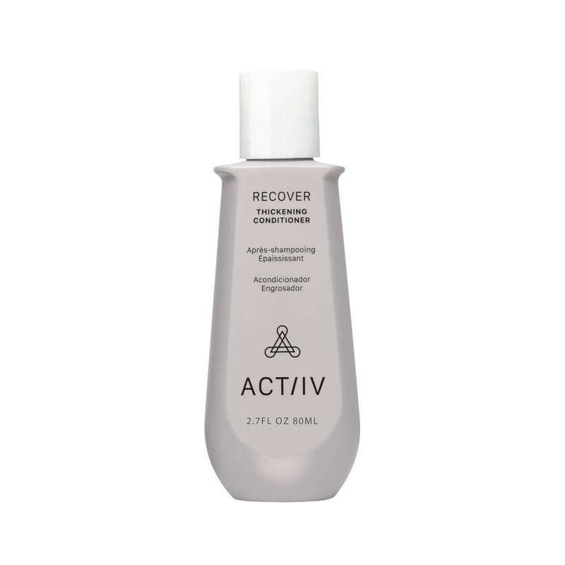 ACTIIV Recover Thickening Conditioner Unisex Supports Optimal Hair Care and Recovery Strengthens Hydrates Promotes Thicker Fuller Hair PlantBased ColorSafe All Hair Types 80 mL 27 oz