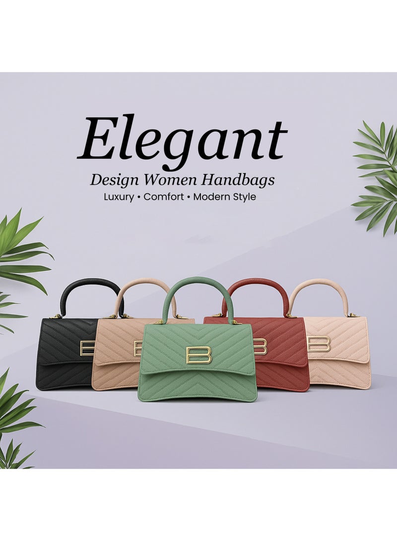 VIPTOUR Women’s PU Leather Handbag Stylish Top Handle Bag with Zipper Closure, Lightweight & Durable Shoulder Bag - Image 4