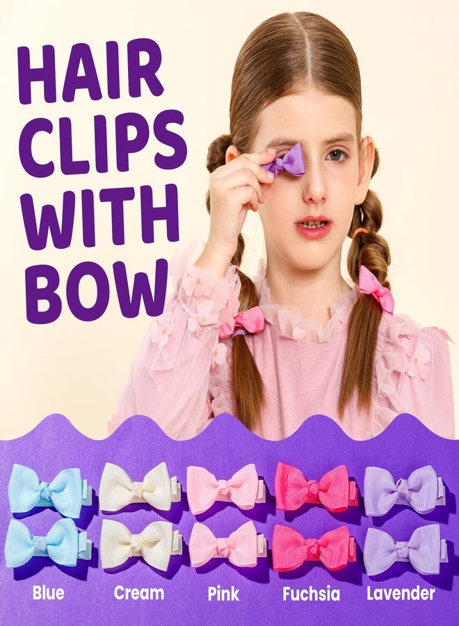 YGDZ Hair Accessories for Girls, Hair Ties for Little Girls, Elastic Baby Hair Ties, Rubber Bands for Hair, Bow Hair Clips, Kids Hair Ties, Small Hair Bands for Thin Hair, Toddler Hair Accessories - Image 5