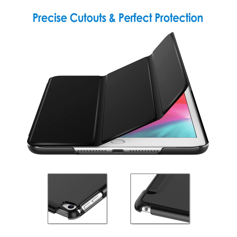 JETech Case for iPad mini 4, Smart Cover with Auto Sleep/Wake (Black) - Image 3