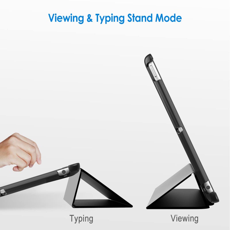 JETech Case for iPad mini 4, Smart Cover with Auto Sleep/Wake (Black) - Image 5