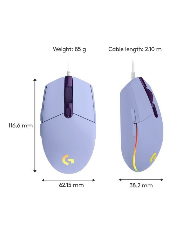 Logitech G203 LightSync Wired Gaming Mouse - Image 5