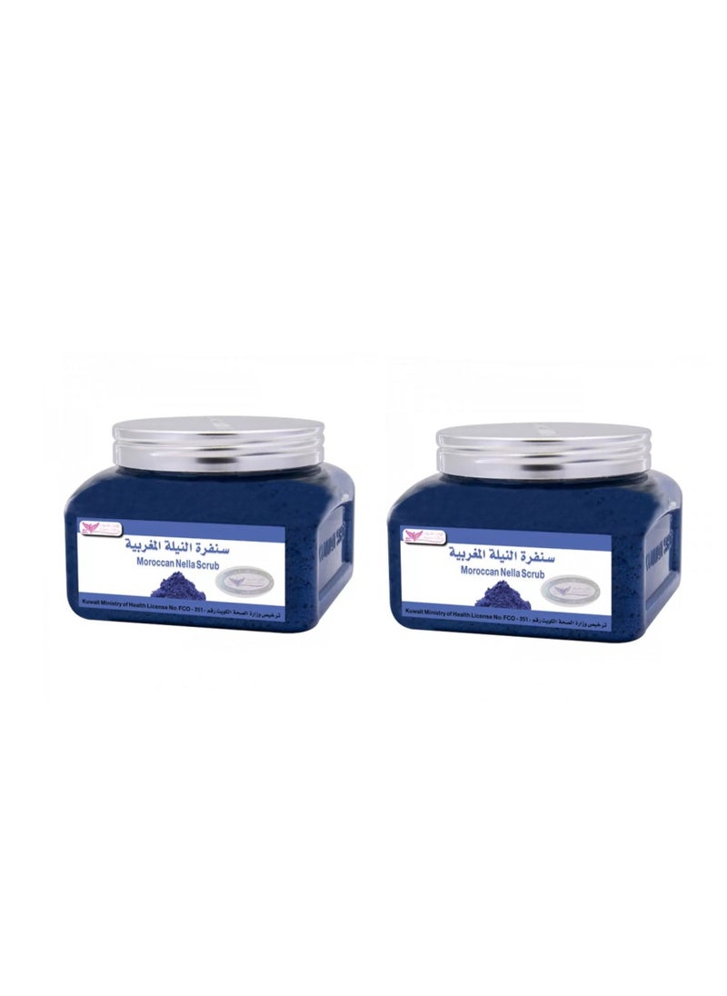 Moroccan Nella Body Scrub Blue Pack Of 2 - pzsku/Z936C635DF10DB028594BZ/45/_/1635689326/3442b6d3-5a3a-44ad-a929-5d90aaa7cd28