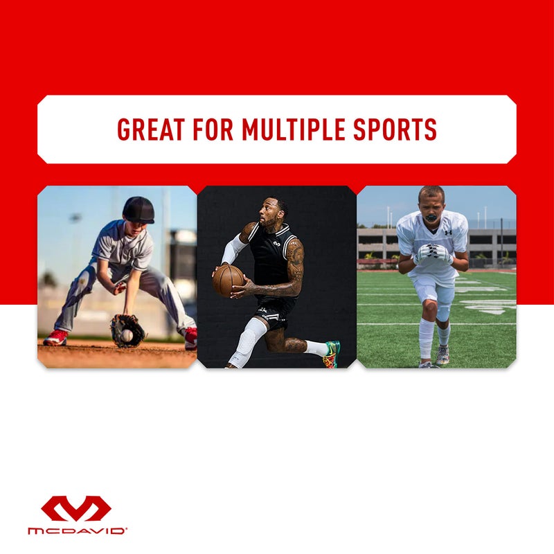 McDavid Knee Brace, Maximum Support with Polycentric Hinges & Cross Straps, Comfortable Compression & Extra Stability, Black, L - Image 3