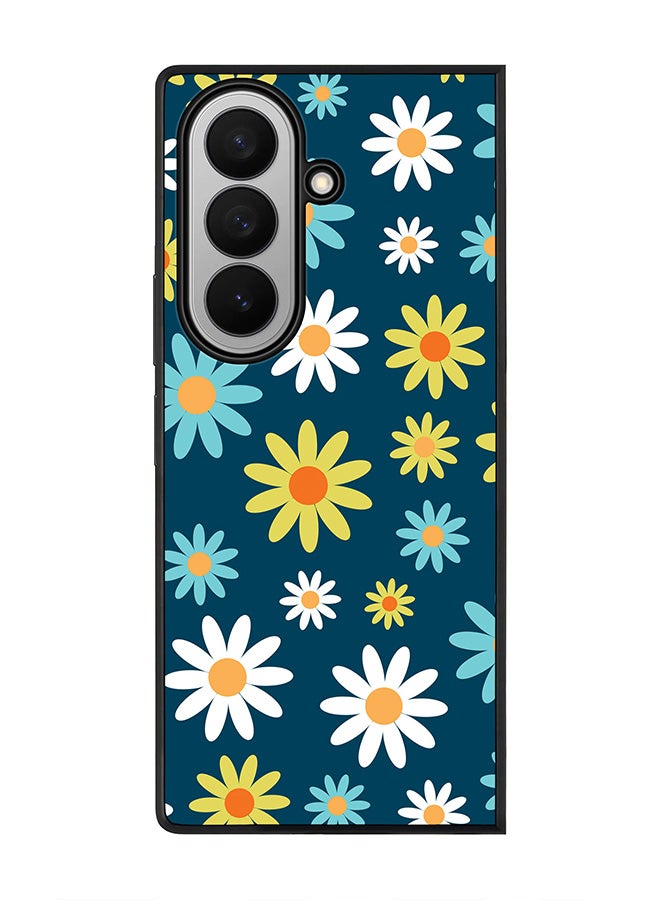 Stylizedd For Samsung Galaxy Z Fold7 Case,Slim fit Camera Protection, Shockproof Thin Phone cover  - Pick A Daisy