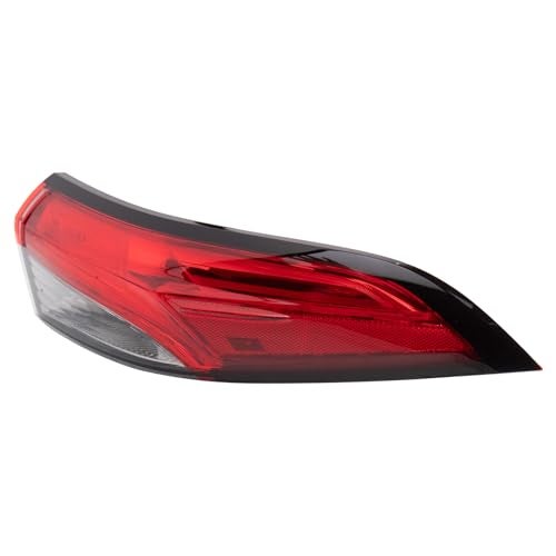 TRQ Outer Rear Right Passenger Side Tail Light Assembly Fits 2020 2021 2022 Toyota Corolla XLE 2020 2021 2022 Toyota Corolla XSE - Image 3