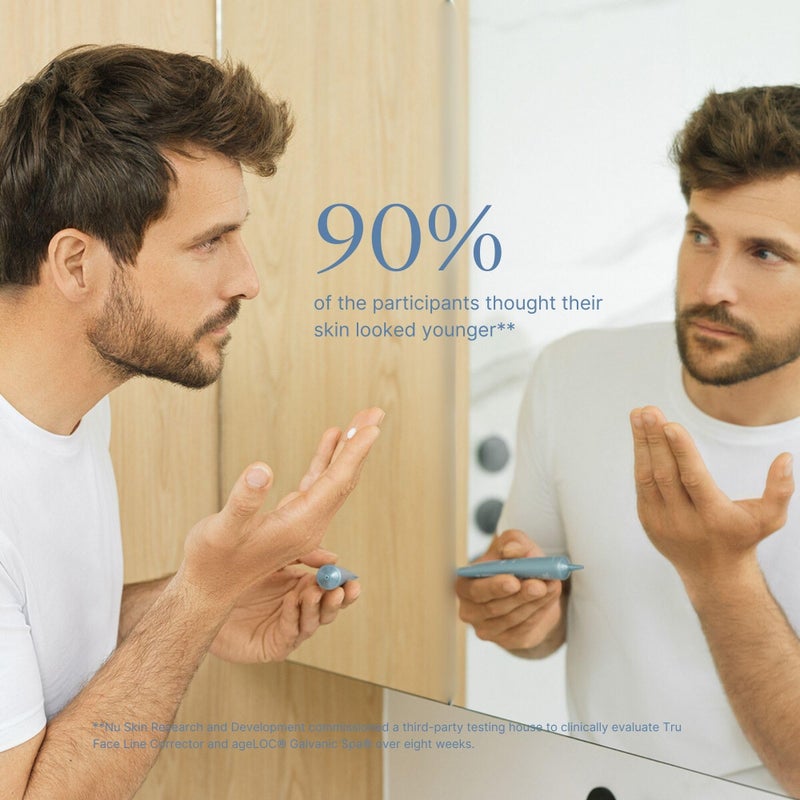 Nu Skin NuSkin Tru Face Line Corrector | Wrinkle Reducing Peptides | Aging for Fine Lines | Targets Mouth Lines & Forehead Wrinkles for Youthful, Smooth Skin | Put on before makeup & Face Wash | 1 Pack - Image 5