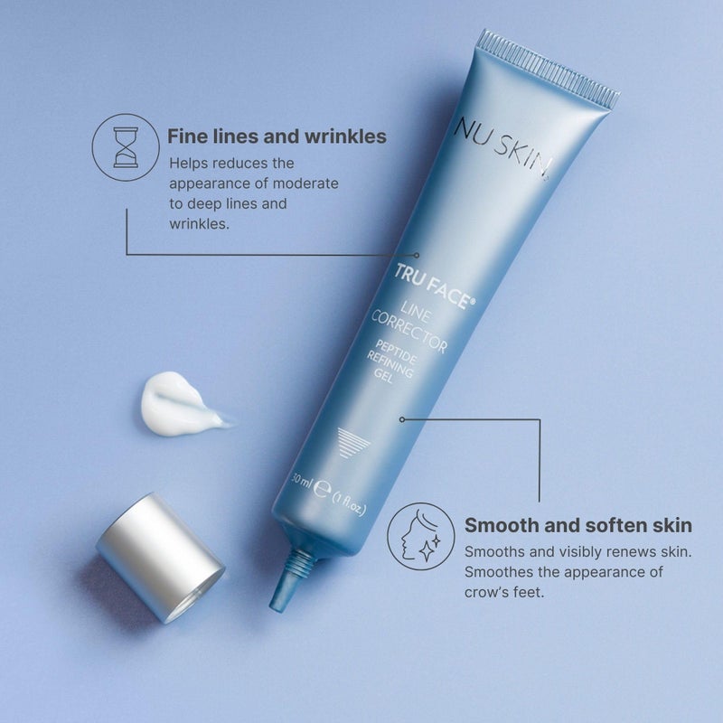Nu Skin NuSkin Tru Face Line Corrector | Wrinkle Reducing Peptides | Aging for Fine Lines | Targets Mouth Lines & Forehead Wrinkles for Youthful, Smooth Skin | Put on before makeup & Face Wash | 1 Pack - Image 2