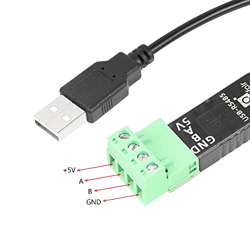 CERRXIAN 1FT RS485 to USB Terminal Converter Serial Port Cable for Windows 7 8 10 - Image 2