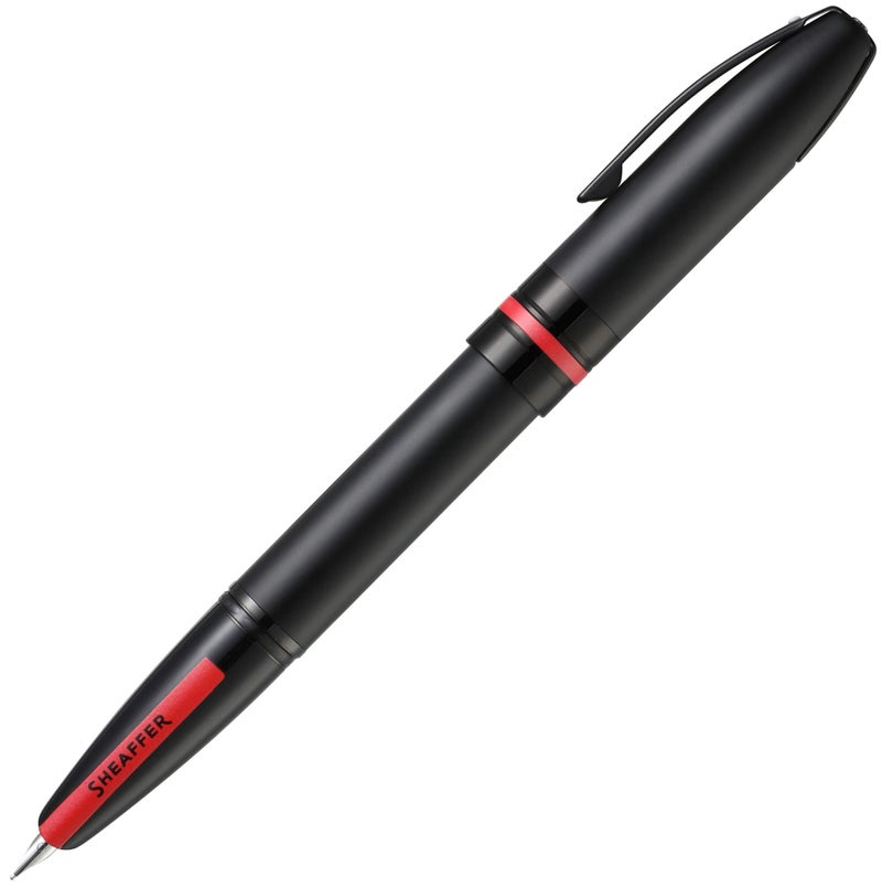 Sheaffer Icon Matte Black with Gloss Black PVD Appts. Fountain Pen - Fine Nib (E0910843) - Image 1