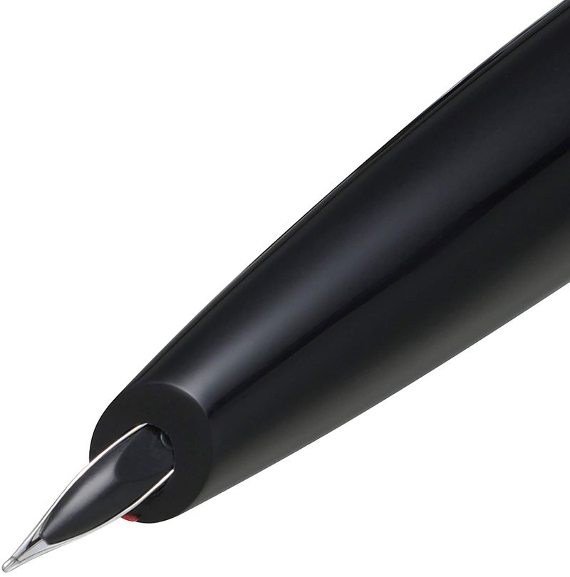 Sheaffer Icon Matte Black with Gloss Black PVD Appts. Fountain Pen - Fine Nib (E0910843) - Image 2