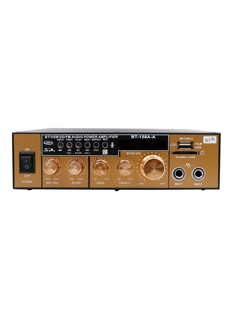 Generic Audio Power Amplifier, Gold/Black  - Image 1