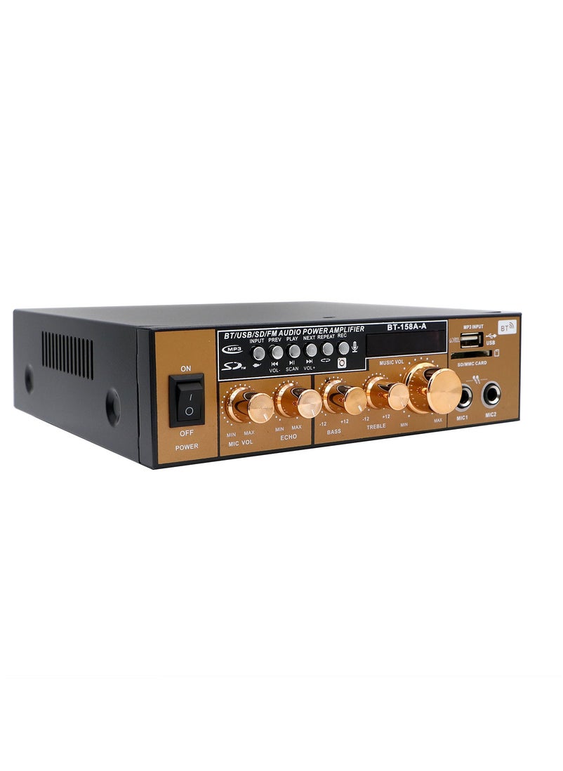 Generic Audio Power Amplifier, Gold/Black  - Image 3