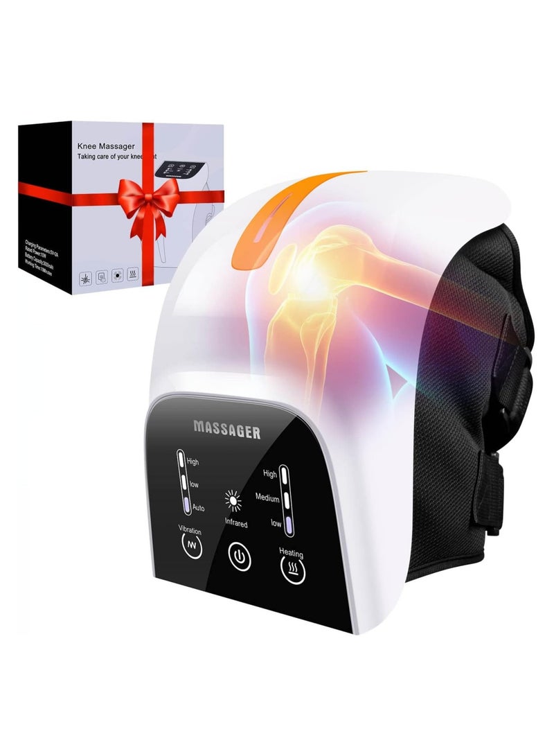Cordless Knee Massager Joint Pain Relief for Swelling Stiff Joints Stretched Ligament and Muscles Injuries - Image 1