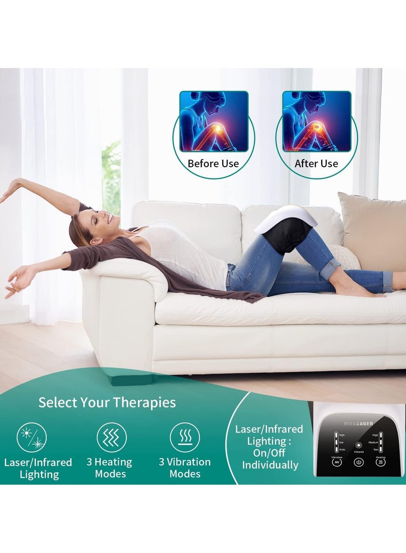 Cordless Knee Massager Joint Pain Relief for Swelling Stiff Joints Stretched Ligament and Muscles Injuries - Image 4
