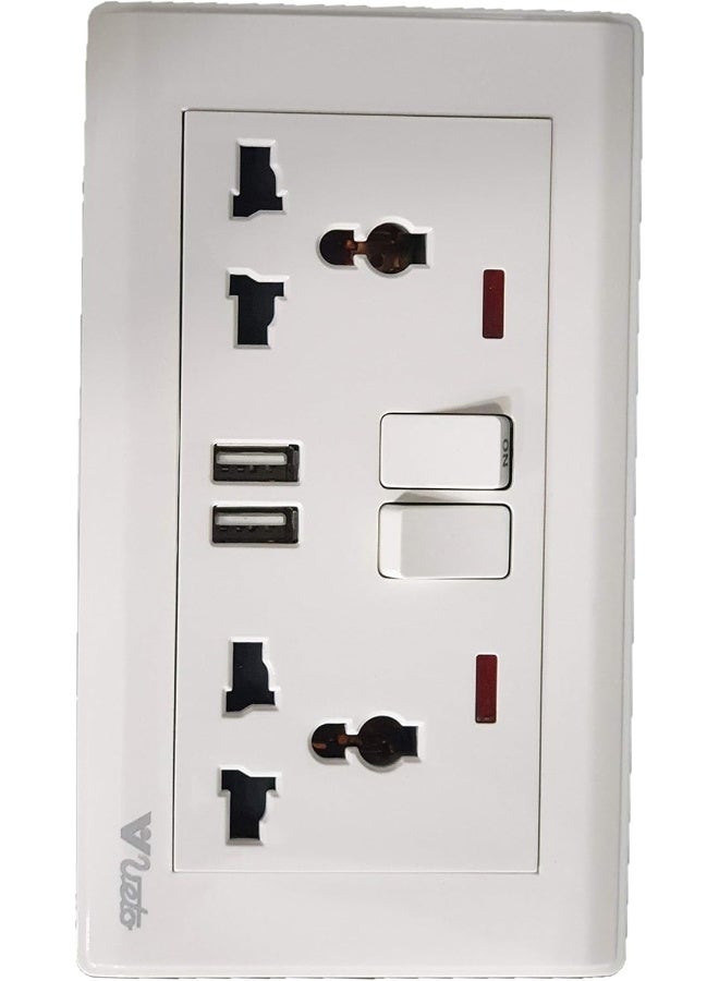 Usb Sockets 13A Single And Double (Double With Back Box) - Image 1