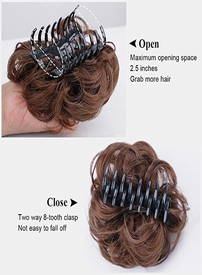 VIVIAN Claw Clip in Hair Bun Messy Hair Extension |Hair Extensions| Extension Hair - Image 3