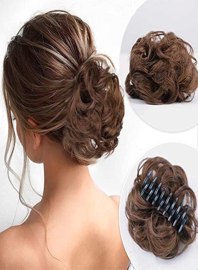 VIVIAN Claw Clip in Hair Bun Messy Hair Extension |Hair Extensions| Extension Hair - Image 1