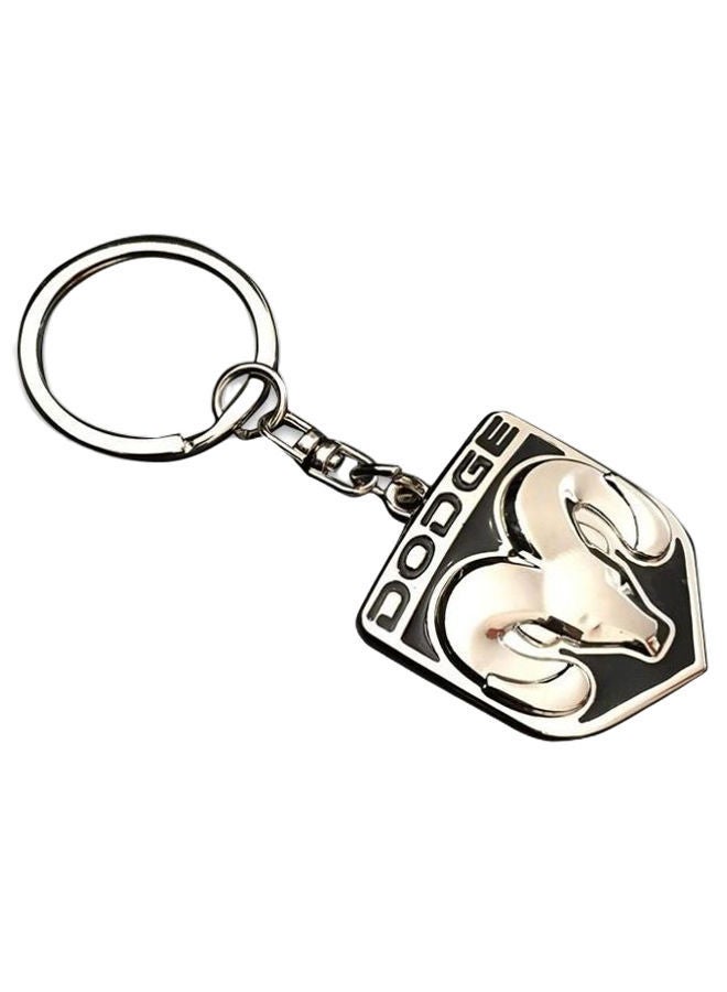 NIBEMINENT Emblem Makarine Dodge Logo Keychain  - Image 2