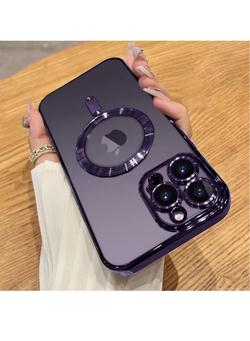 GENNEXT Compatible iPhone 14 Pro Max Case  with MagSafe Anti-Scratch Shockproof Protective Slim Electroplated iPhone 14 Pro Max Case for Women Men - Image 1