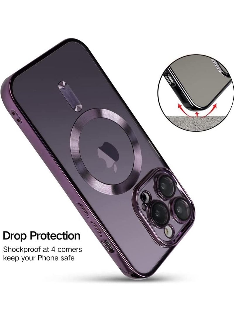 GENNEXT Compatible iPhone 14 Pro Max Case  with MagSafe Anti-Scratch Shockproof Protective Slim Electroplated iPhone 14 Pro Max Case for Women Men - Image 2
