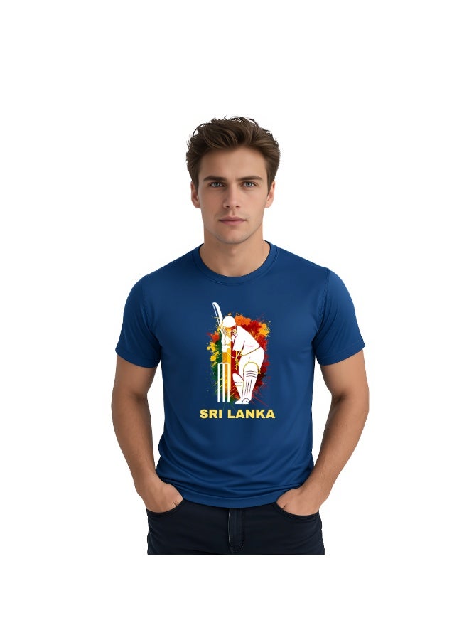 Sri Lanka Cricket Dry Fit T-Shirt For Men | Lightweight Half Sleeve Round Neck Jersey | Ideal For Sports, Training & Casual Wear - Image 1