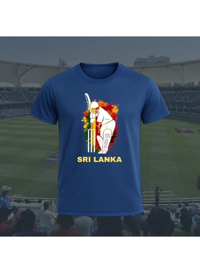 Sri Lanka Cricket Dry Fit T-Shirt For Men | Lightweight Half Sleeve Round Neck Jersey | Ideal For Sports, Training & Casual Wear - Image 2