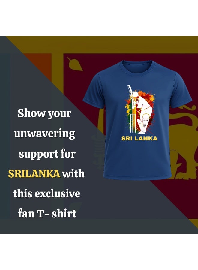 Sri Lanka Cricket Dry Fit T-Shirt For Men | Lightweight Half Sleeve Round Neck Jersey | Ideal For Sports, Training & Casual Wear - Image 4
