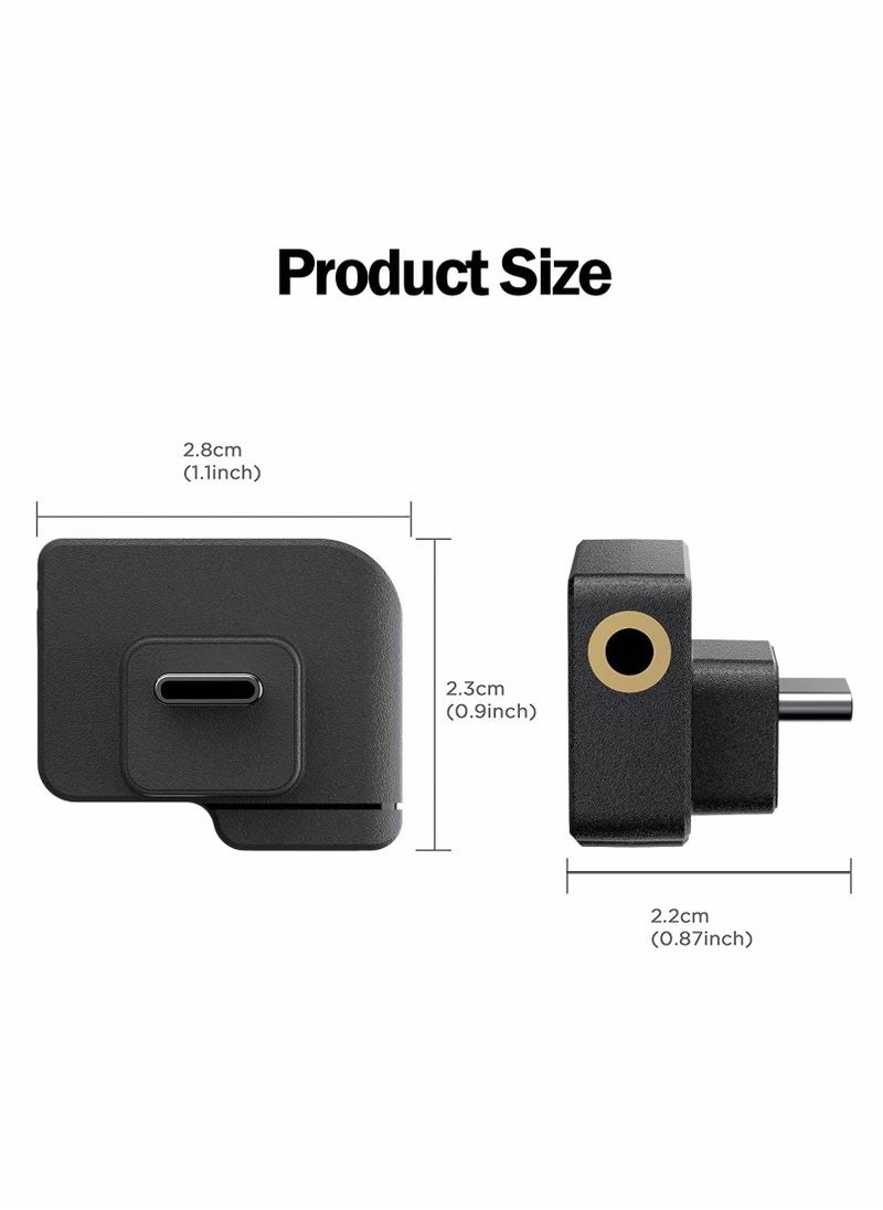 Generic - Dual 3.5mm/USB-C Mic Adapter, Accessories for OSMO Action Camera - Image 1