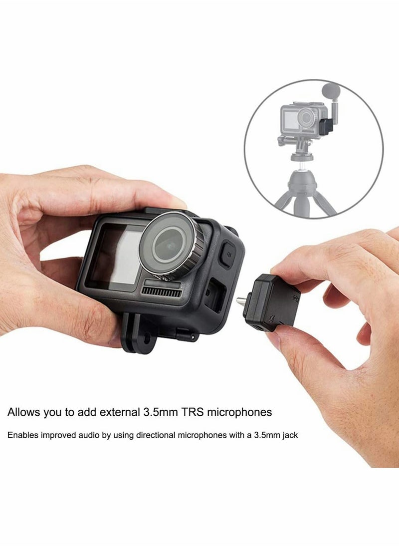Generic - Dual 3.5mm/USB-C Mic Adapter, Accessories for OSMO Action Camera - Image 1
