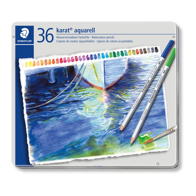 Staedtler Set 125 M36 36 Colors Dilshan Watercolor Pencil - Image 1