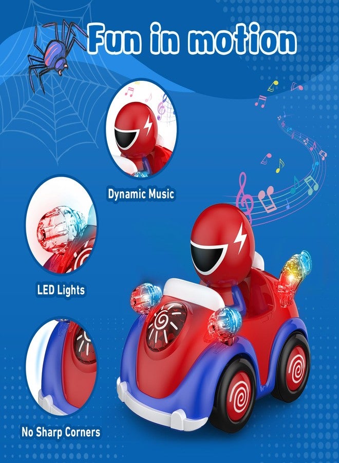 NQD Remote Control Car for Toddlers, RC Cars with Music and Lights, ABS Material RC Cartoon Race Car Toys for Kids Birthday Gifts for Boys Age 3-7 - Image 5