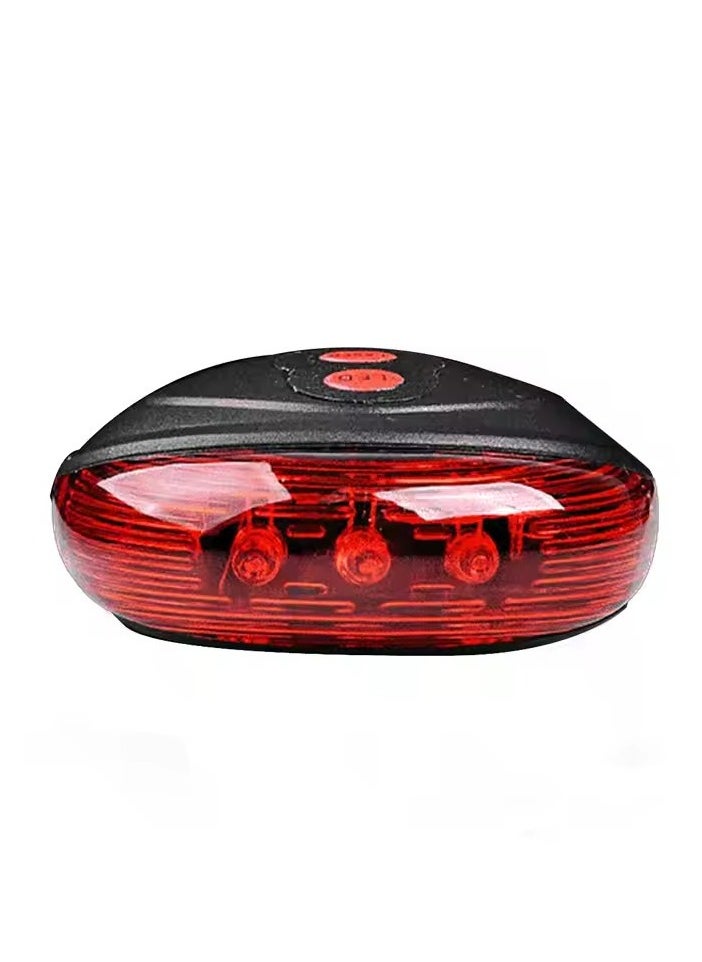 Generic - Bicycle Riding Flash Mode Red Light Waterproof with Laser Beam, LED Bicycle Tail Light, Safety Warning Light, Bicycle Rear Light Tail Light - Image 1