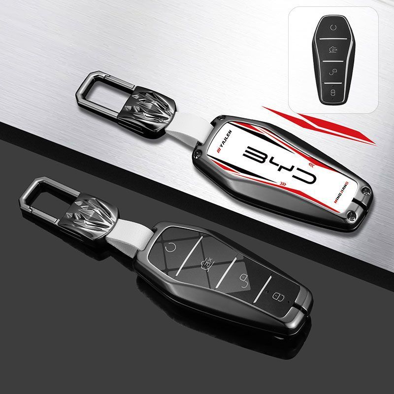 BYD Han Key Cover for 2023 Models - Compatible with Dolphin, Seagull, Song Pro, Yuan Plus, Tang, Qin Plus DMi, EV & Car Accessories - Image 1